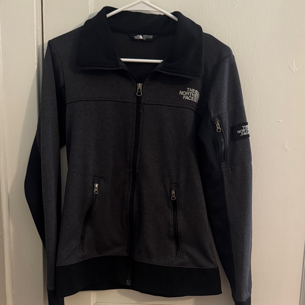 The North Face Charcoal and Black Full-Zip Jacket